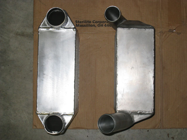 Apikol and ER intercoolers top view