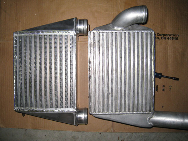 Apikol and ER intercoolers front view