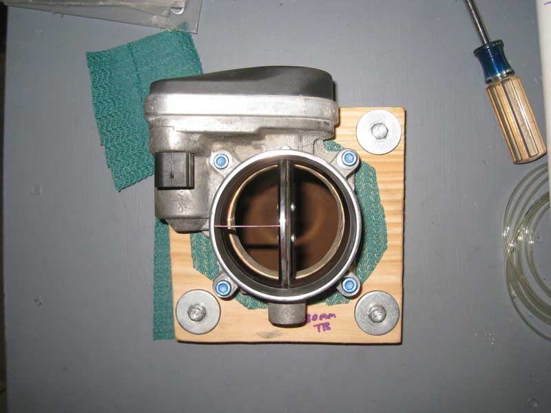 Harris Teeter card inside throttle body