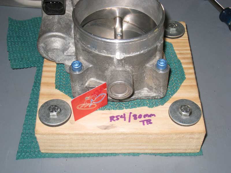 Harris Teeter card as throttle plate prop