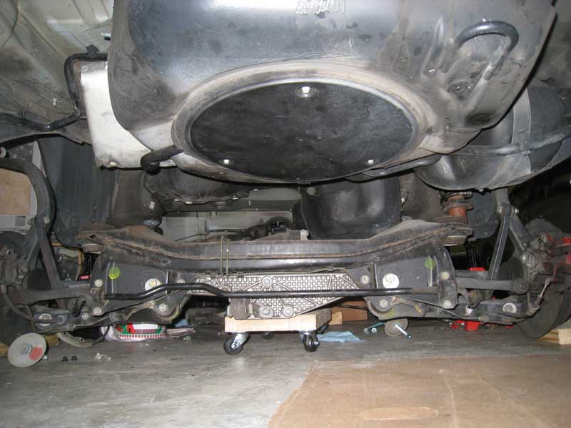 Rear straight on