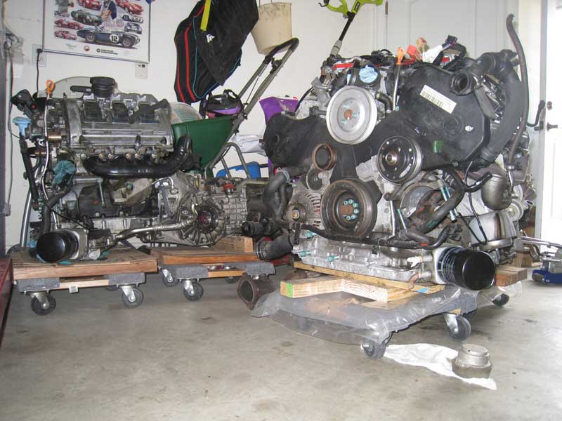 Motors on dollies