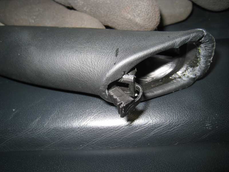 Parking brake pin released