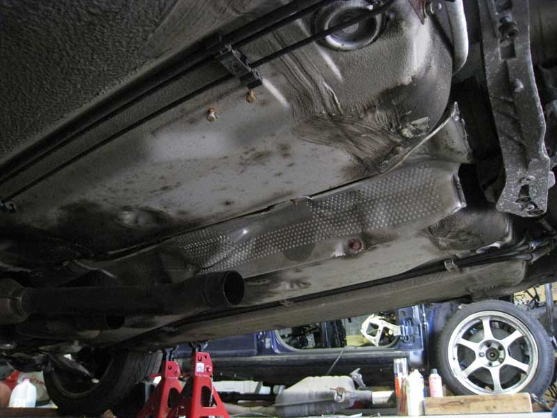 Muffler removed