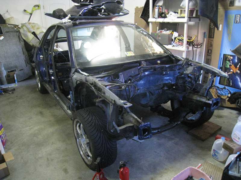 Audi B5 S4 stripped front end