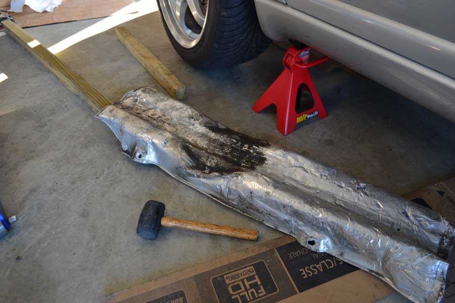 Audi B5 S4 driveshaft heat shield