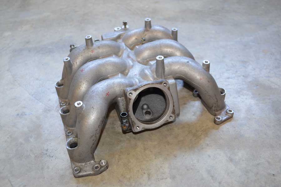Stock Audi B5 S4 intake manifold front view