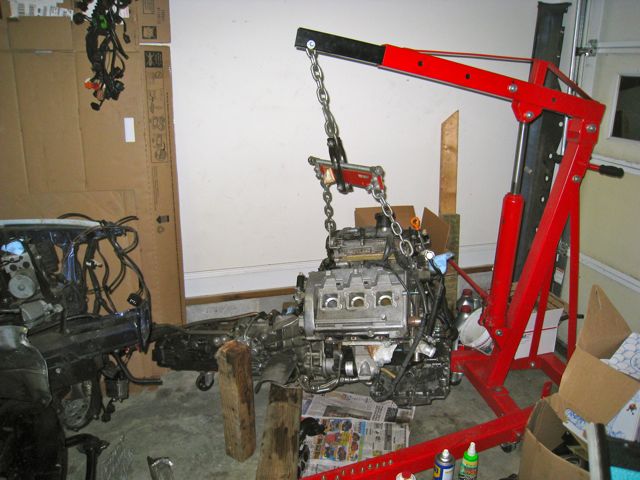 Damaged S4 engine