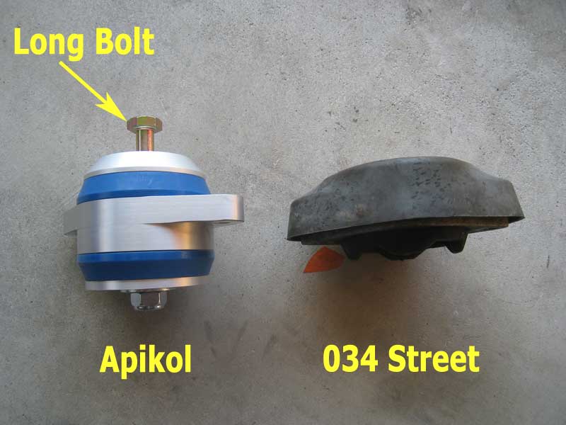 apikol and 034 motorsport Audi B5 S4 transmssion mounts