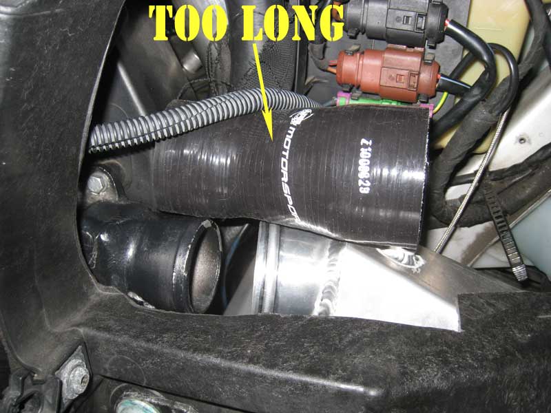 APR RS4 Upper Intercooler Hose