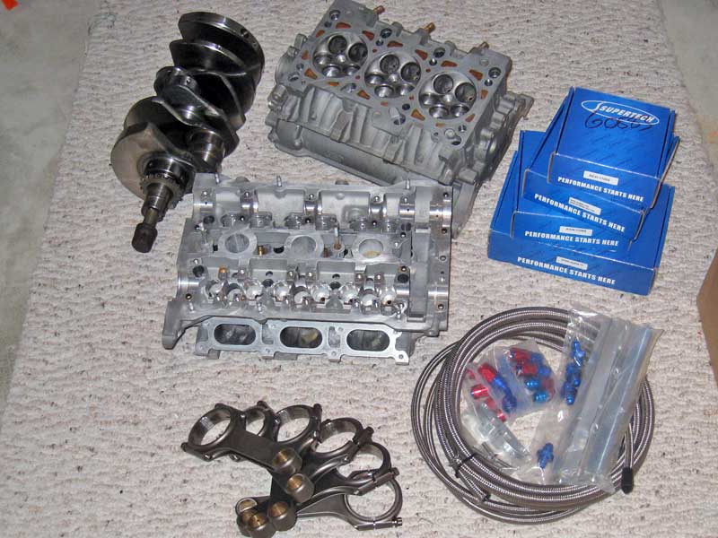 RS4 Cylinder Heads B5 A4 3L crankshaft Rosten Rods