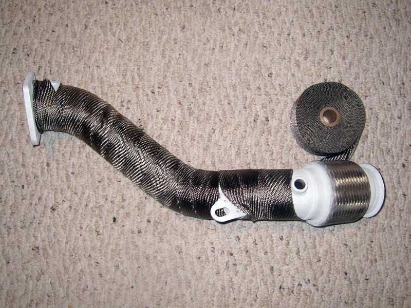 dei thermal wrap over swaintech coated downpipes