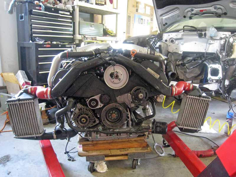 Audi B5 S4 intake pressure test