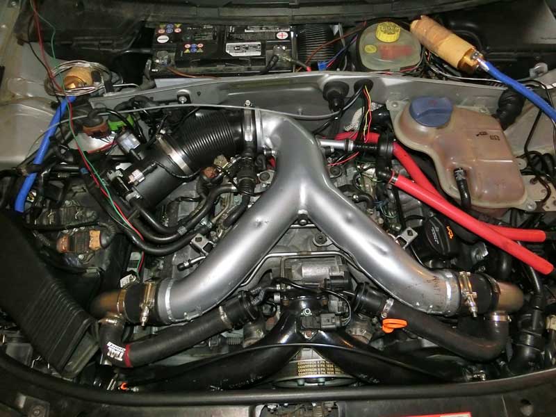 Audi B5 RS4 Airbox Top, MAF housing, Accordion Hose, Y-Pipe