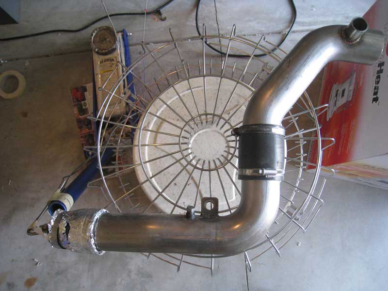 TiAL inlet pipe