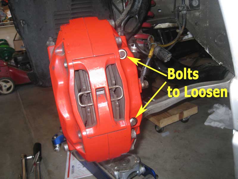 red stoptech 332 brake caliper