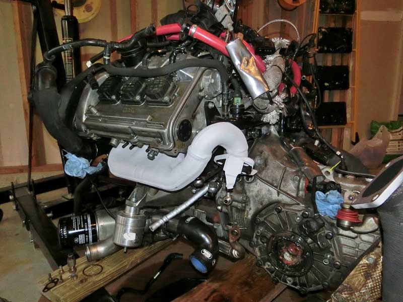 Swaintech coated stock exhaust manifold