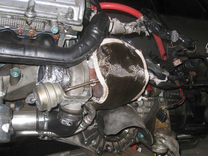 thermal zero turbo blanket fit on borgwarner k03 side shot