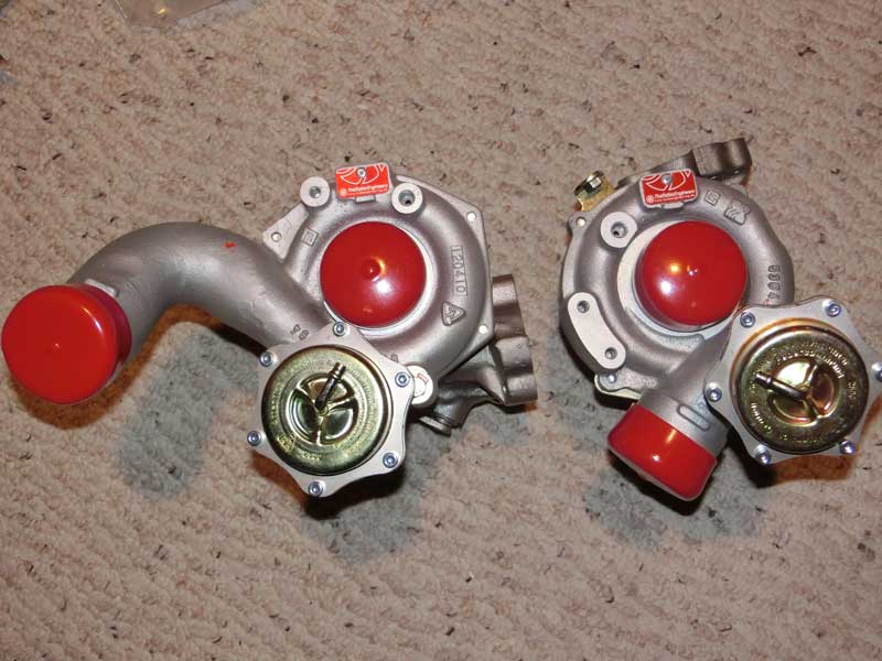 pair of tte 550 turbochargers